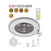 Vanti Cata CT-3011 Yildiz LED Tavan Vantilatör thumbnail 2