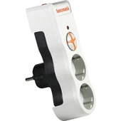 Tunçmatik Akım Korumalı Priz Ikili Beyaz thumbnail 2