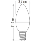 Cata CT-4083 LED Buji Ampul 8W Günışığı (Sarı)- 10'lu Paket thumbnail 2