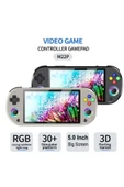 M22 Pro Retro Oyun Konsolu 5.0 ’’ıps Ekran Dahili 20000+ Oyun Emülatörleri Rgb Led Joystick thumbnail 4