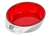 Crown Dijital Lüks Kefeli Mutfak Terazisi 5 Kg Çıkarılabilir Ölçü Kabı Terazi Tartı Gram thumbnail 1