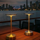 Cata CT-8438 Toronto Şarjlı Masa Lambası Gold Gövde thumbnail 4