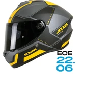 FULLFACE KASK Beden: L / AXXIS DRAKEN S SONAR C3 MATT YELLOW thumbnail 1