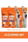 Happy Hour Healthy & Shiny Coat Parlak Tüyler için Destekleyici Köpek Ödül Maması 3lü Fırsat thumbnail 1