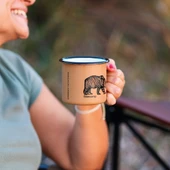 FreeCamp Campers Emaye Mug 350ml-BEJ thumbnail 6