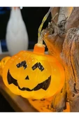 MAGICLEDCORNER Halloween Balkabağı Led Işık Pilli thumbnail 3