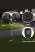 MAGICLEDCORNER Solar Jellyfish Bahçe Işıkları 2´li Set thumbnail 1