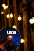 MAGICLEDCORNER Solar Şeffaf Top Led Işık 8 Metre 50 Top Bahçe Işıkları thumbnail 3