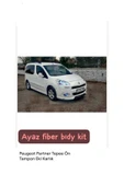 ayaz fiber body kit Peugeot Partner Tepee Ön Tampon Eki Karlık FİBER BOYASIZ thumbnail 2