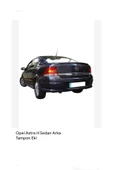 AYAZ FİBER GARAJ OPEL ASTRA H SEDAN ARKA TAMPON EKİ SP KARLIK FİBER BOYASIZ thumbnail 1