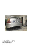 AYAZ FİBER GARAJ OPEL ASTRA G OPC SPOYLER SPOİLER FİBER-BOYASIZ thumbnail 1
