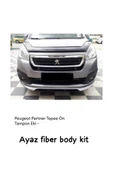 ayaz fiber body kit Peugeot Partner Tepee Ön Tampon Eki Karlık FİBER BOYASIZ thumbnail 1