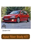 ayaz fiber body kit Peugeot 106 Gti Ön Tampon bantlı Fiber Boyasız thumbnail 2