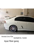 AYAZ FİBER GARAJ HONDA CİVİC FD6 YAN MARŞPİYEL Fiber Boyasız thumbnail 3