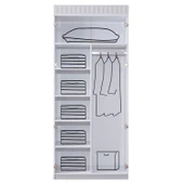 Venüs Çocuk Odası Takımı, Venüs Büyüyen Beşik, Vira 4 Kapaklı Kitaplıklı Dolap, Şifonyer - Pembe thumbnail 5