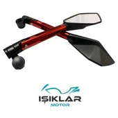 Honda NC 750 Rizoma Ayna Kırmızı SRCK027 thumbnail 1