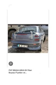 ayaz fiber body kit FİAT BRAVA ARKA TAMPON EKİ Fiber Boyasız thumbnail 1