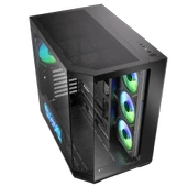 BitFenix Digital T10 ES 850W 80+ Bronze 10.24"ARGB USB 3.1 ATX Mid Tower Siyah Kasa KT10ES10BBK85-4A thumbnail 4