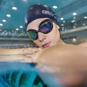 Arena Air-Bold Swipe Mirror Unisex Gri Yüzücü Gözlüğü 006832100 thumbnail 2