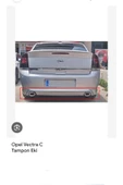 AYAZ FİBER GARAJ OPEL VECTRA C ARKA DİFÜZÖR CİFT CIKIS Fiber Boyasız thumbnail 2