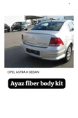 AYAZ FİBER GARAJ OPEL ASTRA H SEDAN ARKA TAMPON EKİ SP KARLIK FİBER BOYASIZ thumbnail 2