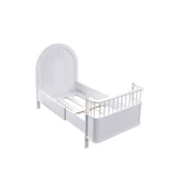 Venüs Çocuk Odası Takımı, Venüs Büyüyen Beşik, Vira 4 Kapaklı Kitaplıklı Dolap, Şifonyer - Beyaz thumbnail 7