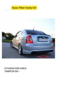 AYAZ FİBER GARAJ HYUNDAİ ACCENT ERA ARKA TAMPON EKİ KARLIK FİBER BOYASIZ thumbnail 2