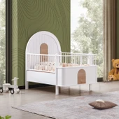 MDF Beşik, Venüs Büyüyen Beşik + 1 Adet Comfort Yatak 90x130 thumbnail 2