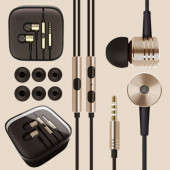 Ege Muzik Xiaomi Redmi Mi Piston 2 Uyumlu Gold Mikrofonlu Kulak İçi Kulaklık - 1