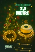 Şarjlı Makaralı Su Geçirmez Led Işık Yılbaşı İç ve Dış Mekan Led Işık Zinciri 79 +30 Ledli 8 Metre thumbnail 1