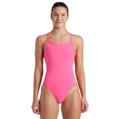 Arena Challenge Solid Kadın Pembe Yüzücü Mayosu 004766908 thumbnail 1