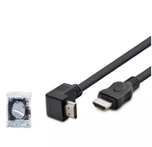 Hadron Hdx2016 Hdmi Kablo Pvc L Tip 1.5M Siyah thumbnail 1