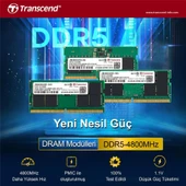 Transcend JM4800ASE-16G 16GB DDR5 4800Mhz CL40 1.1V Notebook Ram thumbnail 3