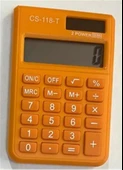 CSL CS-118-T Turuncu 8 Hane Cep Tipi Hesap Makinesi thumbnail 2