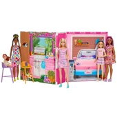 Barbie Portatif Tatil Evi Bebek ve Oyun Seti HRJ77 thumbnail 5