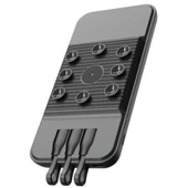 SnapMax SNP-3007 10.000 mah Siyah Vantuzlu Kablosuz ve 3in1 Kablolu Powerbank thumbnail 1