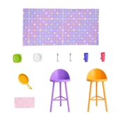 Barbie Portatif Tatil Evi Bebek ve Oyun Seti HRJ77 thumbnail 6