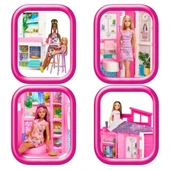 Barbie Portatif Tatil Evi Bebek ve Oyun Seti HRJ77 thumbnail 7