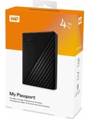 Wd 4Tb My Passport WDBPKJ0040BBK-WESN 2.5" USB 3.2 Siyah Harici Harddisk thumbnail 5
