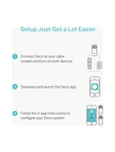 TP-Link Deco M4 2Pack  Wi-Fi 5 Mesh Sistemi  AC1200 Mbps Hız  Fiber Uyumlu  Çift Bant Gigabit Port  100 Cihaz 260  Kapsama Alanı  WPA3  Mobil Uygulama ile Kolay Kurulum !!!!OUTLET!!!!! thumbnail 8