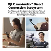 DJI Mic Mini Kompakt Kablosuz Mikrofon Sistemi Kamera ve Akıllı Telefon için (2,4 GHz) thumbnail 5