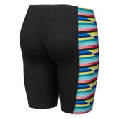 Arena Racing Stripe Swim Jammer Çocuk Siyah Yüzücü Mayosu 009012550 thumbnail 2