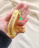 Silikon Anahtarlık Capybara Karakter Figür Çanta Süsü Kapibara Oyuncak 18109 thumbnail 2