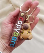 Silikon Anahtarlık Capybara Karakter Figür Çanta Süsü Kapibara Oyuncak 18111 thumbnail 2