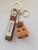 Silikon Anahtarlık Capybara Karakter Figür Çanta Süsü Kapibara Oyuncak thumbnail 1