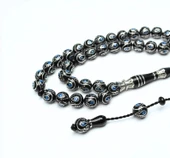 Damla İçi Damla Küre Model Sistemli Oltu Taşı Tespih thumbnail 2