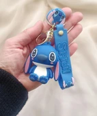 Silikon Anahtarlık Stiç Karakter Figür Çanta Süsü Stitch Oyuncak thumbnail 2