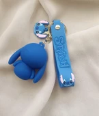 Silikon Anahtarlık Stiç Karakter Figür Çanta Süsü Stitch Oyuncak thumbnail 3