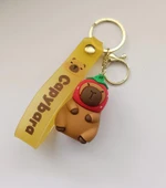 Silikon Anahtarlık Capybara Karakter Figür Çanta Süsü Kapibara Oyuncak 18109 thumbnail 1