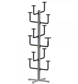 5 Adet Dikmeye Geçen Siyah Kask Tutucu thumbnail 2